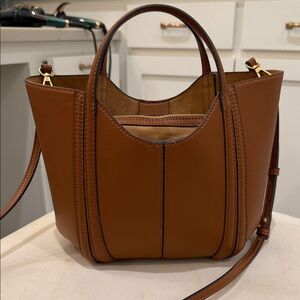 Zara Topstitched Mini City Bag